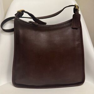 Coach Vintage 9073 Andrea Bucket Bag genuine Leather Shoulder Purse